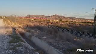 Trenes por Novelda y cerca de Monforte del Cid [upl. by Hanson71]