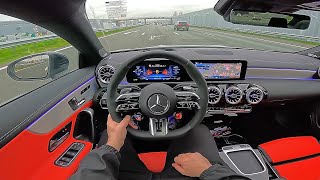 THE NEW MERCEDES CLA 45 S AMG TEST DRIVE [upl. by Nydnarb206]