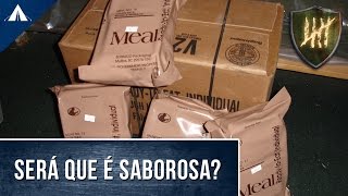 Review MRE  Ração militar americana [upl. by Ynehpets]