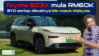 Toyota BZ3X harga mula RM60K Bila masuk Malaysia dan kacau pasaran BYD Atto 3 dan Proton eMas7 [upl. by Hereld]