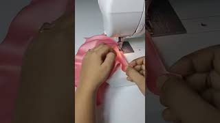 Rolled hemming stitch  how to sew rolled hems with sewing machine [upl. by Landri]