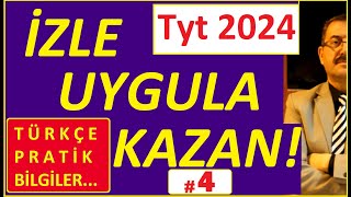 Yks 2024 Türkçe Türkçenin Pratikleri4 Fiil ÇatısıTyt Ayt Türkçe Pratik Soru Çözümleri 2024tayfa [upl. by Dronski611]