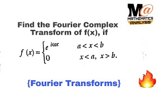 FOURIER TRANSFORM EXAMPLES AND SOLUTIONS  PROBLEM 1 [upl. by Watkins246]