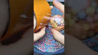 Pompom orange tape Ball music bollywood newsong shortsviral diy nanocraft [upl. by Oyr533]