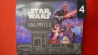 Star Wars Unlimited Shadows of the Galaxy opening 4 [upl. by Januarius]