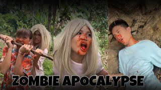 PART 41  ZOMBIE APOCALYPSE  EPISODE 2  Funny Tiktok Compilation Goodvibes [upl. by Auqinom]