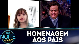 Homenagem para os pais do programa  The Noite 130818 [upl. by Ewer]