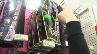 Monster High Doll Hunting our search for CAM Packs Shopping in Plattsburgh NY Video Part 1 D [upl. by Mercado]