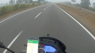 Pulsar 180 2017 top speed  without RPM limit Reach [upl. by Chapell]