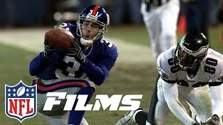 7 Jason Sehorns Cartwheel Interception  NFL Films  Top 10 Interceptions [upl. by Animsay661]