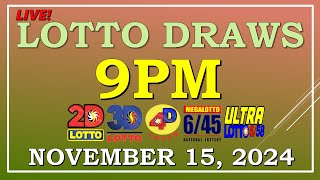 LOTTO RESULT TODAY 9PM DRAW NOVEMBER 15 2024Gaming Channel 15K36 [upl. by Hanshaw831]