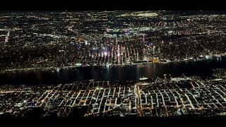 Skyline of Manhattan after taking off from Newark EWR [upl. by Alios]