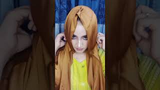 Unique Hijab Tutorial 🤩 shorts hijab hack youtubeshorts hijabstyle hijabfashion hijabtutorial [upl. by Ailime]