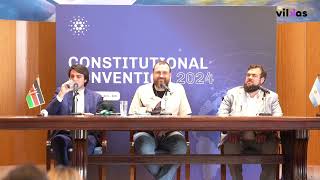 Charles Hoskinson  Cardano Constitutional Convention Press Conference [upl. by Mcnelly324]