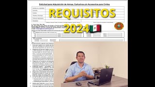 TIPS Y REQUISITOS PARA COMPRA DE ARMAS EN MÉXICO 2024¡¡ [upl. by Akinad899]