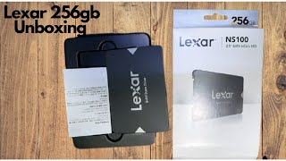 Lexar 256gb SSD Unboxing [upl. by Arahset]