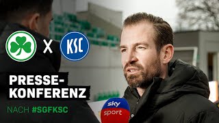 Siewert quotHaltung war permanent daquot  PK nach SGFKSC [upl. by Krongold339]