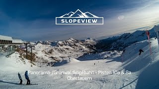 PanoramaGrünwaldkopfbahn  Pisten 10a amp 8a Obertauern [upl. by Lavella502]