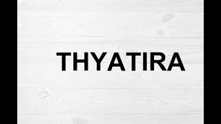 How To Pronounce Thyatira [upl. by Rudie993]