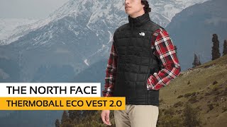 Análise Colete The North Face THERMOBALL Eco Vest 20 [upl. by Nnuahs]