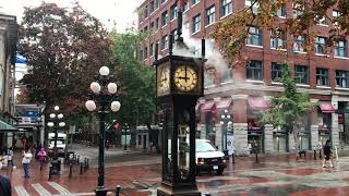 🇨🇦 Steam Clock Vancouver 20180908 [upl. by Aliber]