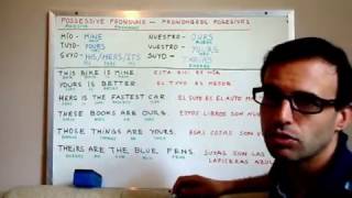 CLASES DE INGLES 21 Pronombres Posesivos en Ingles [upl. by Novah]