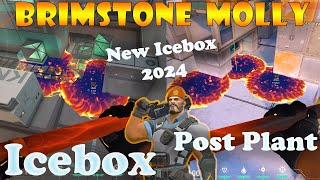 Top 15 New Icebox Brimstone Post Plant Lineups  Brimstone Lineups Icebox  Valorant Tips amp Tricks [upl. by Irehc516]