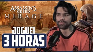 JOGUEI 3 HORAS O QUE MUDOU NO NOVO ASSASSINS CREED MIRAGE MINI RESENHA [upl. by Haden701]