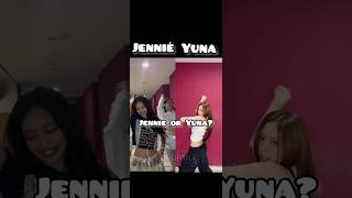 Jennie or Yuna 💗✨ kpop jennekim jennie yuna kpopidol mantra shorts trending fypシ゚viral [upl. by Enra]