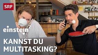 Multitasking – warum mehr als zwei Dinge gleichzeitig dein Hirn überfordern  Einstein²  SRF Wissen [upl. by Wilscam850]