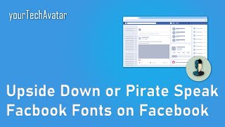 How To Upside Down Facebook Fonts on Facebook  Use Different Stylish Fonts in Facebook [upl. by Naima]