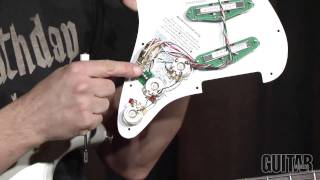 DiMarzio HS PreWired Pickguard [upl. by Ahsiaa]