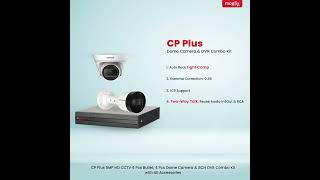 CP Plus 5MP HD CCTV 4 Pcs Bullet 4 Pcs Dome Camera amp 8CH DVR Combo Kit with All Accessories [upl. by Gustafsson]