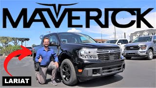 NEW Ford Maverick Lariat The Lamborghini Of Small Pickup Trucks [upl. by Llerrat]