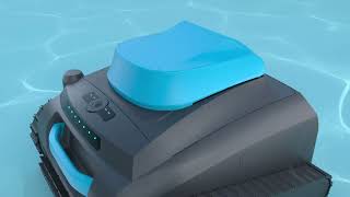 robotic pool vacuum cleaner Aquajack 800 [upl. by Eiten]