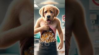 Sad story of cute dog 😢 ai dog aidog cute puppy aiart funny story cancer [upl. by Seraphina298]