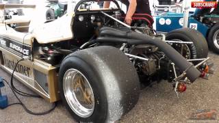 1976 Historic Le Mans race car  TOJ SC 204  Exhaust Sound  Action [upl. by Hplar]