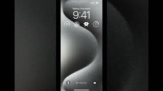 Así es la pantalla de bloqueo de mi iPhone 15 Pro Max [upl. by Ayatnohs]