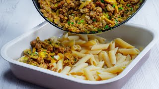 El plato de pasta con carne picada más sabroso En Internet está en el top  Cookrate  Español [upl. by Atirrehs612]