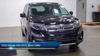 2022 Honda Pilot EXL Sport Utility Akron Canton Wadsworth Cuyahoga Falls Green [upl. by Einama]