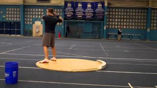 Shot Put Practice 2282012 [upl. by Alra]