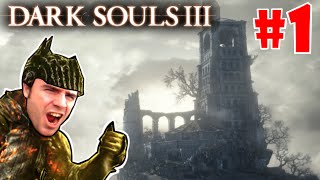 DARK SOULS 3 Gameplay en español  TUTORIAL PRIMER BOSS Y SANTUARIO  Mi primera partida EP1 [upl. by Levi421]