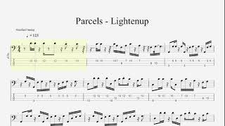 Parcels  Lightenup Bass Tabs [upl. by Ttekcirc617]