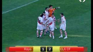 Jornada 38  Liga Adelante  Rayo Vallecano  1  Elche  2 [upl. by Blasien553]