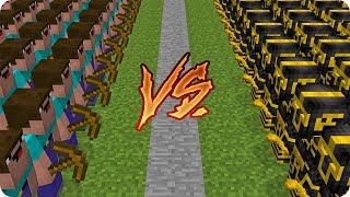 EJÉRCITO DE NOOB VS EJÉRCITO DE MASSI EN MINECRAFT 😱 [upl. by Maxy639]