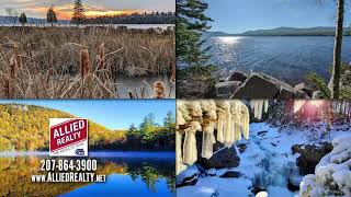 Allied Realty  Rangeley Maine  Come see Maines Four Season Playground [upl. by Tadeo]