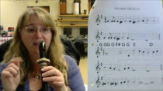 My Heart Will Go On Recorder Tutorial [upl. by Eldredge]