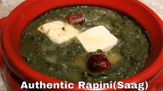 How to make Authentic Saag with Rapini Perfect for winter [upl. by Ailsun]