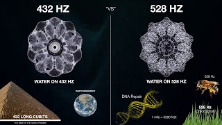 432 Hz and 528 Hz EXPLAINED The Most Powerful Frequencies in The Universe [upl. by Ardnikat]