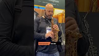 Professional curved soprano saxophone Château Chenonceau 80 Series CCS80C NAMM showshorts [upl. by Areid824]